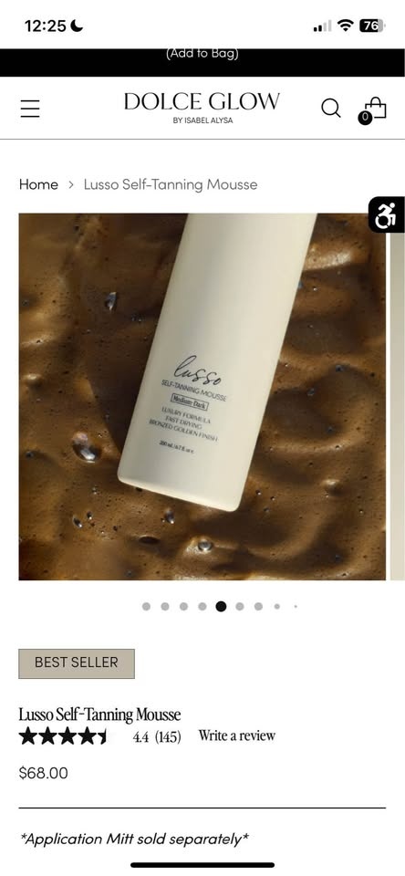 BNIB Self tanner Dolce glow self tanning mousse - photo 2