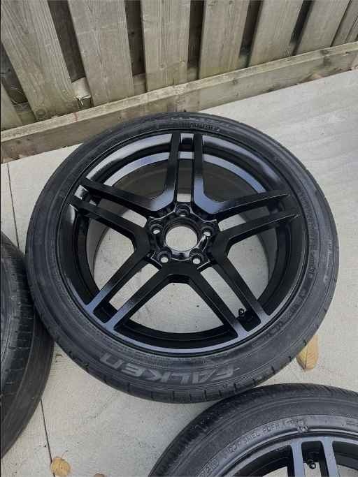 Four 17” 5x112 aluminum rims - photo 2