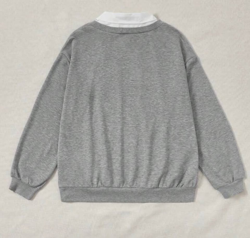 Collar sweatshirt - photo 2
