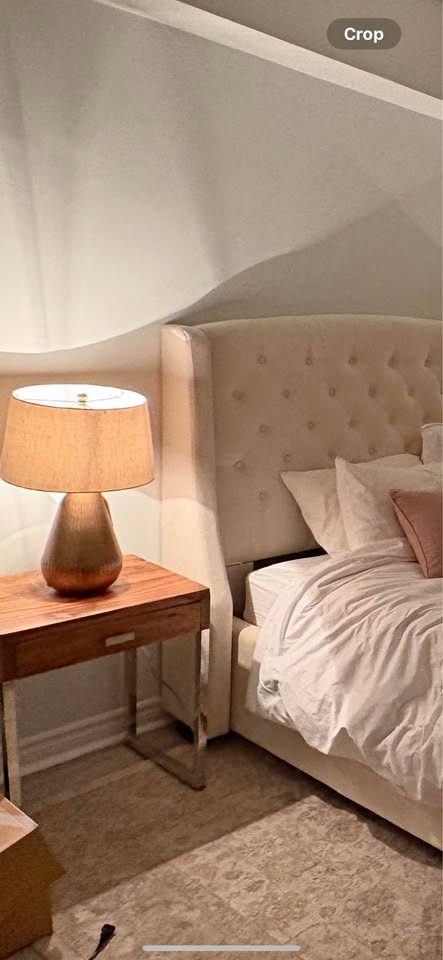 2 beautiful wood nightstands
