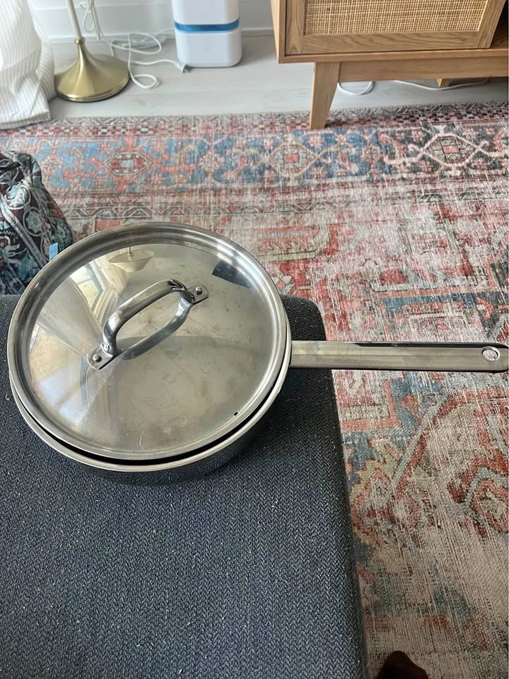 Stainless steel pan