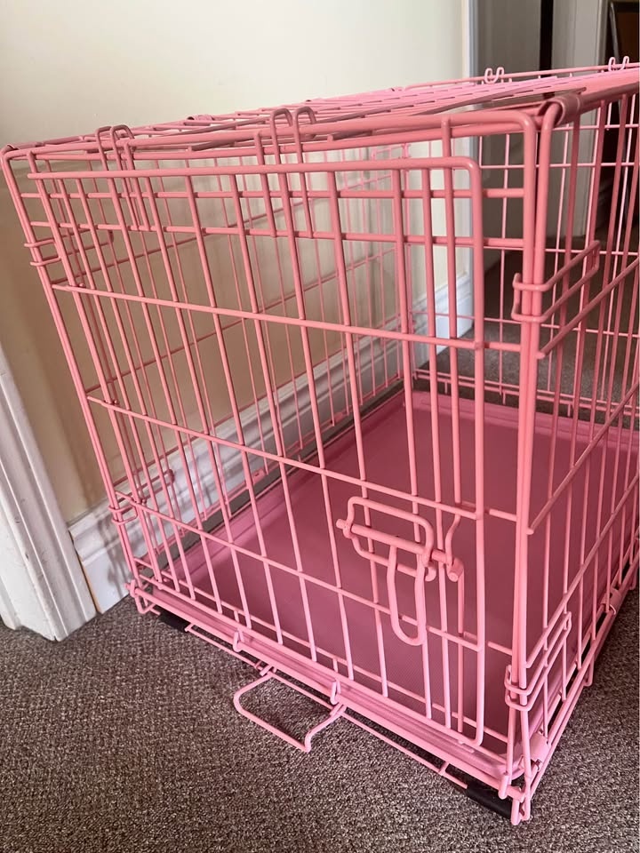 Dog crate - pink, small - photo 2