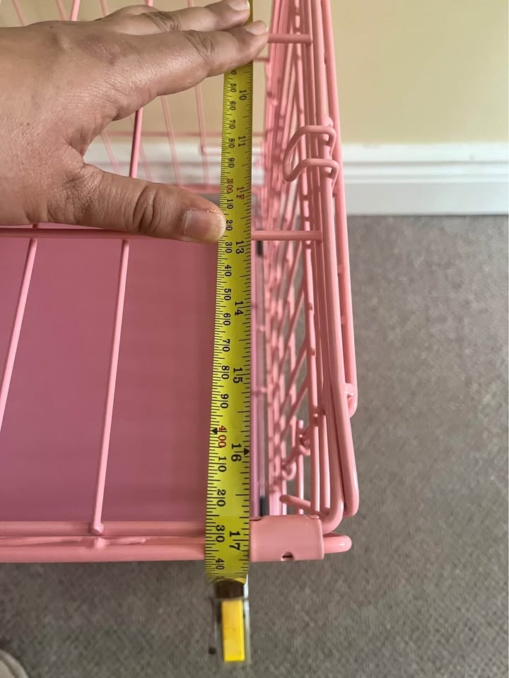Dog crate - pink, small - photo 3