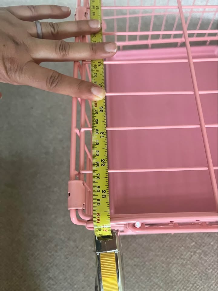 Dog crate - pink, small - photo 5