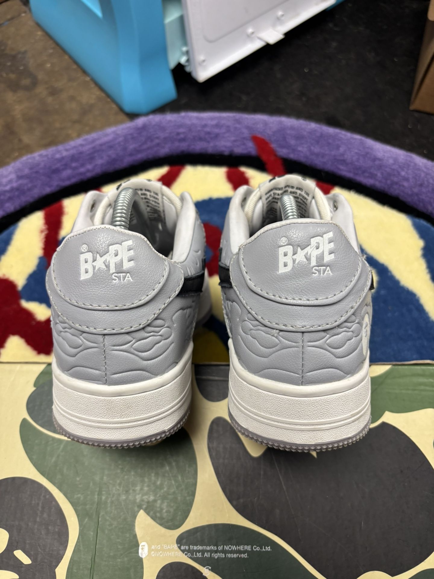 A Bathing Ape Bape Sta Low Grey Black - photo 4