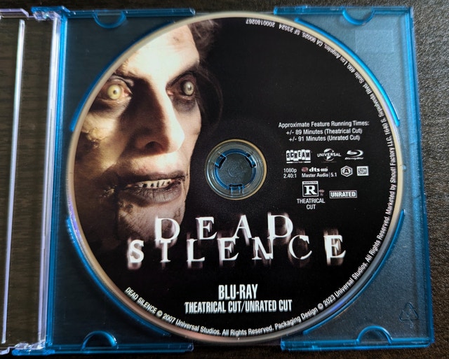 Dead Silence Blu ray ( theatrical + unrated cut )