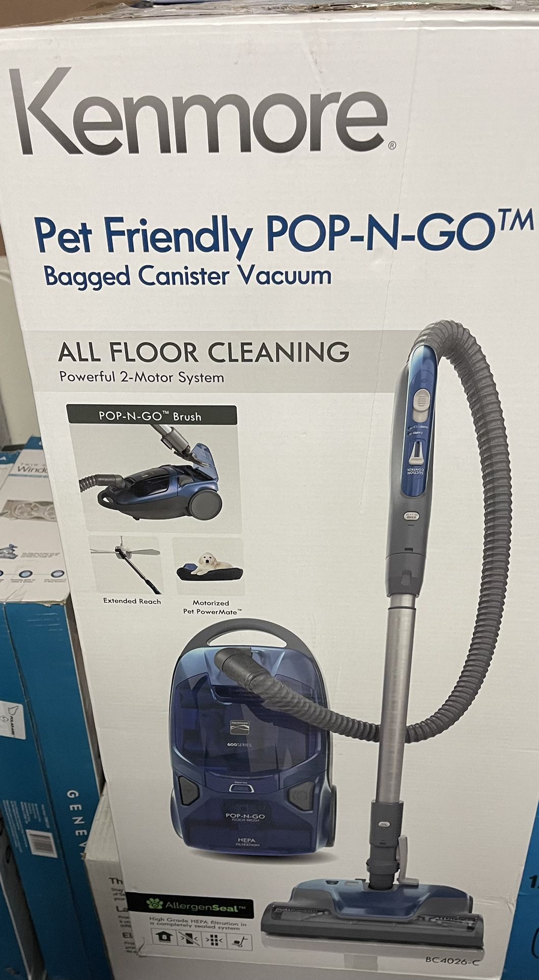 Cleva Kenmore vacuum POP-N- GO