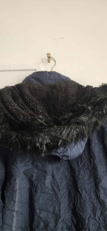 DKNY faux fur hooded anorak coat - photo 3