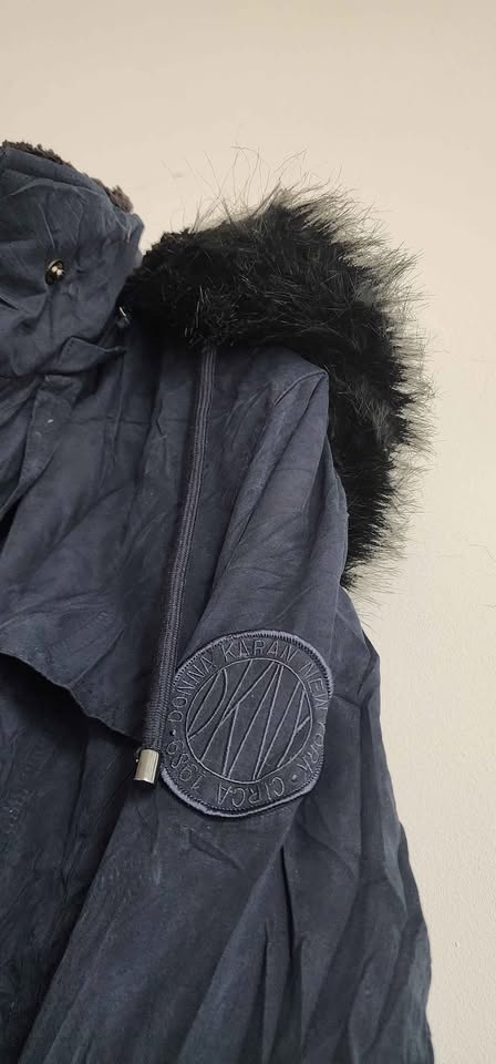 DKNY faux fur hooded anorak coat - photo 4