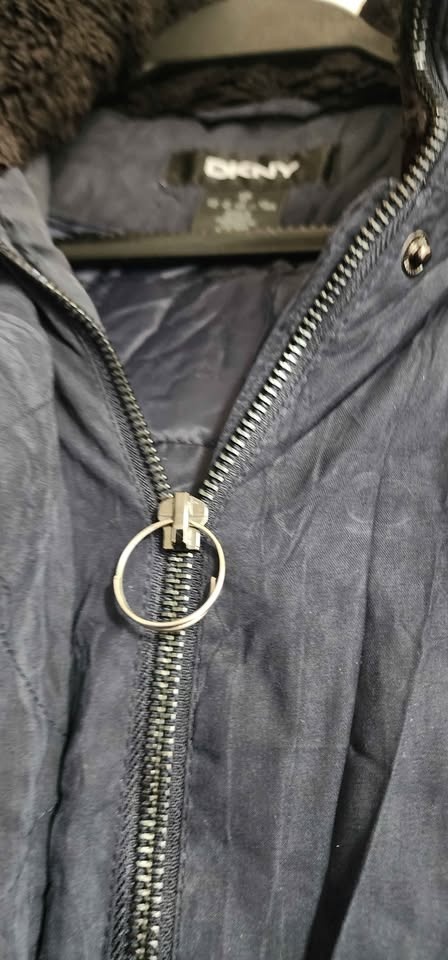 DKNY faux fur hooded anorak coat - photo 5