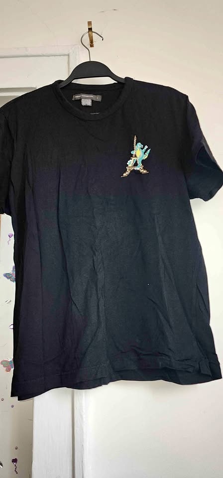 French Connection godzilla & eiffel tower t-shirt