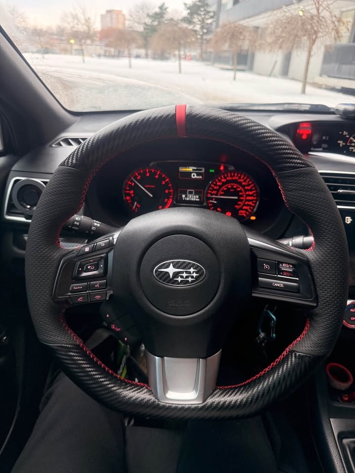 Toyota steering wheel wrap customized - photo 2