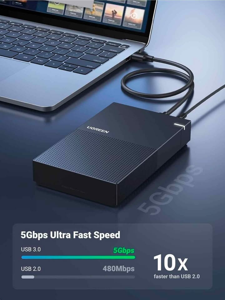 UGREEN Hard Drive Enclosure 3.5 HDD/SSD Enclosure - photo 2