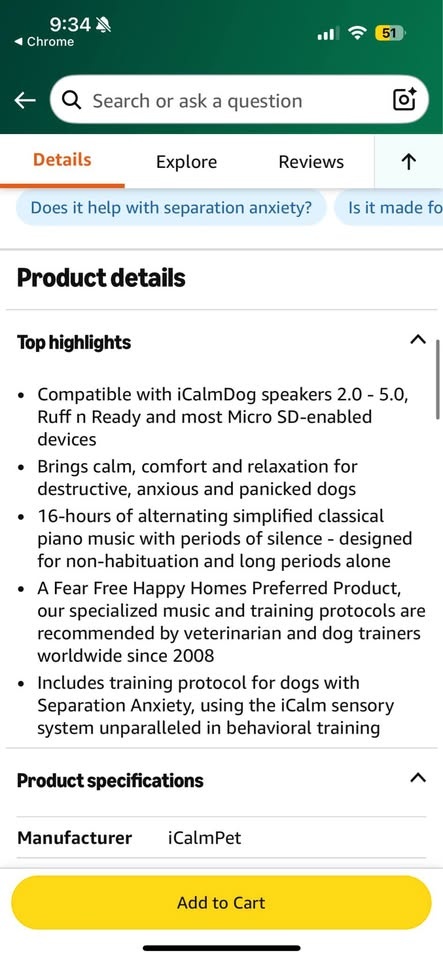 iCalm Pet - Anxiety Music Bluetooth speaker - photo 2