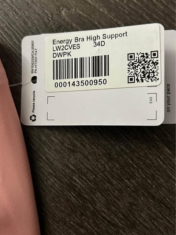 Lulu🍋 Energy High Support Sport Bra Size 34D - photo 5