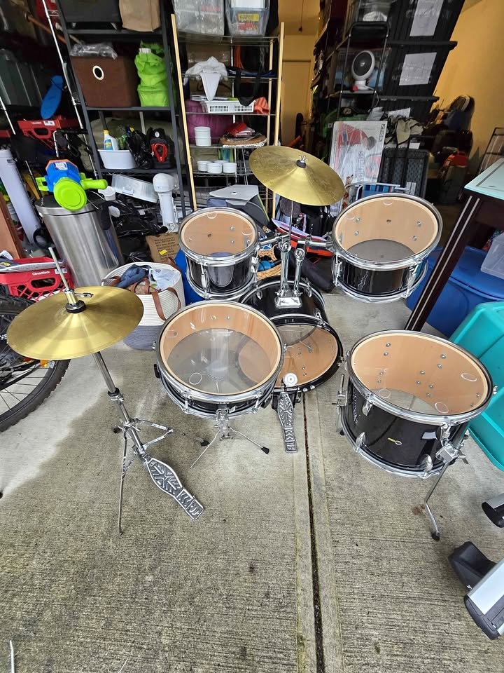 CB Junior Drum Set — Complete Kit — $40 — Pickup Today