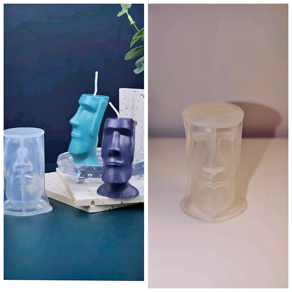 Sculpture silicone mold for candle and soap making