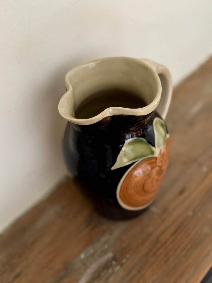 Signed Vintage Swanson Pottery Pitcher / Vase - photo 3