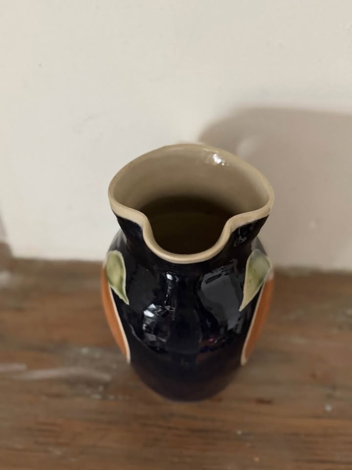 Signed Vintage Swanson Pottery Pitcher / Vase - photo 4