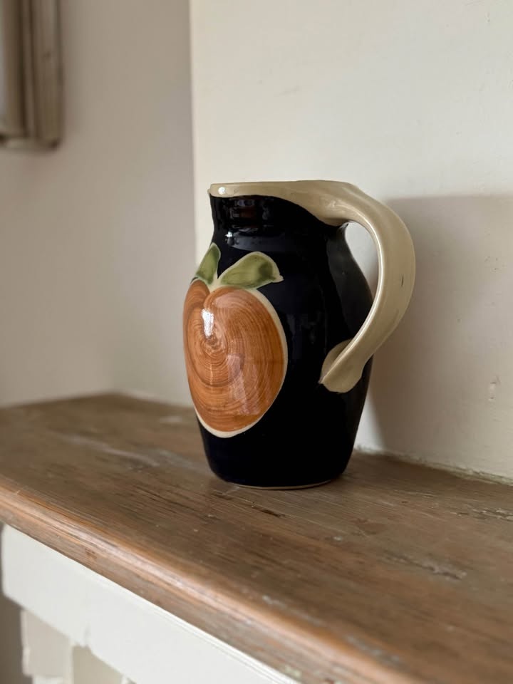 Signed Vintage Swanson Pottery Pitcher / Vase - photo 5