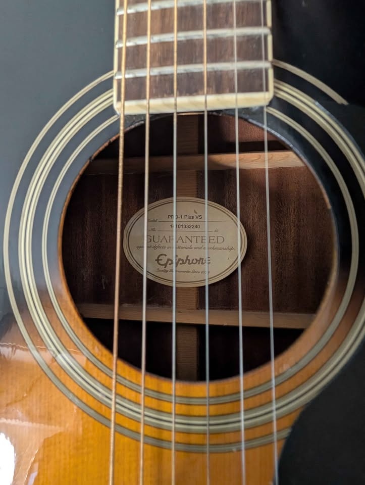 Acoustic Guitar Epiphone Pro-1 Plus - photo 2