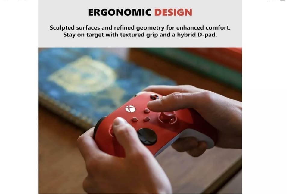 Microsoft Wireless Controller - PULSE RED - photo 3