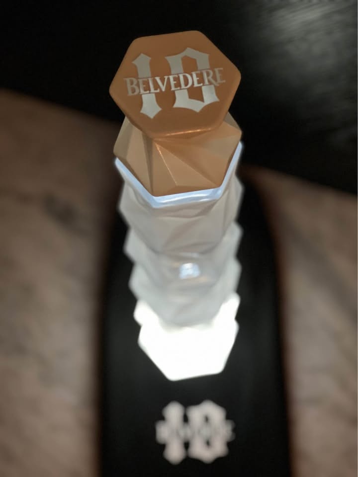 Belvedere 10 Vodka Collectible Luminous Bottle & Bag - photo 5