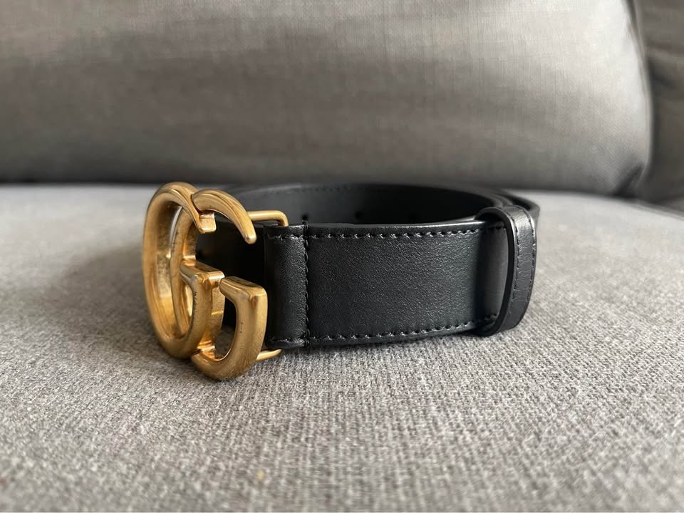 Gucci black leather belt - photo 3