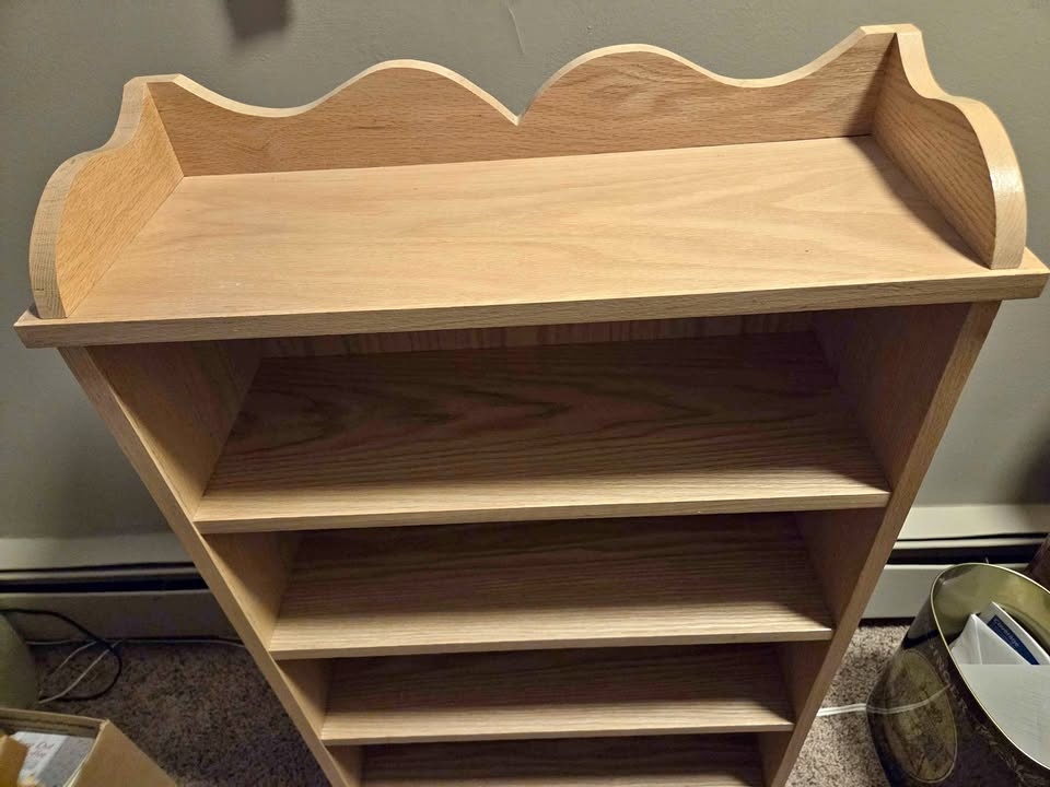 Solid wooden bookcase