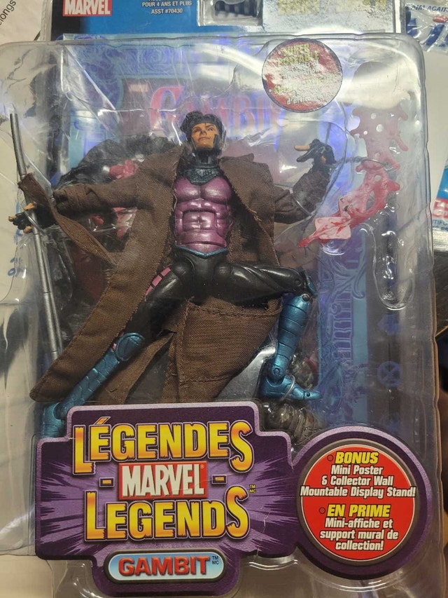 NEW Marvel Legends Gambit Caliban 2004