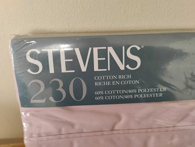 2 x New Stevens One Double Flat Bed Sheet 81" x 96" - photo 5