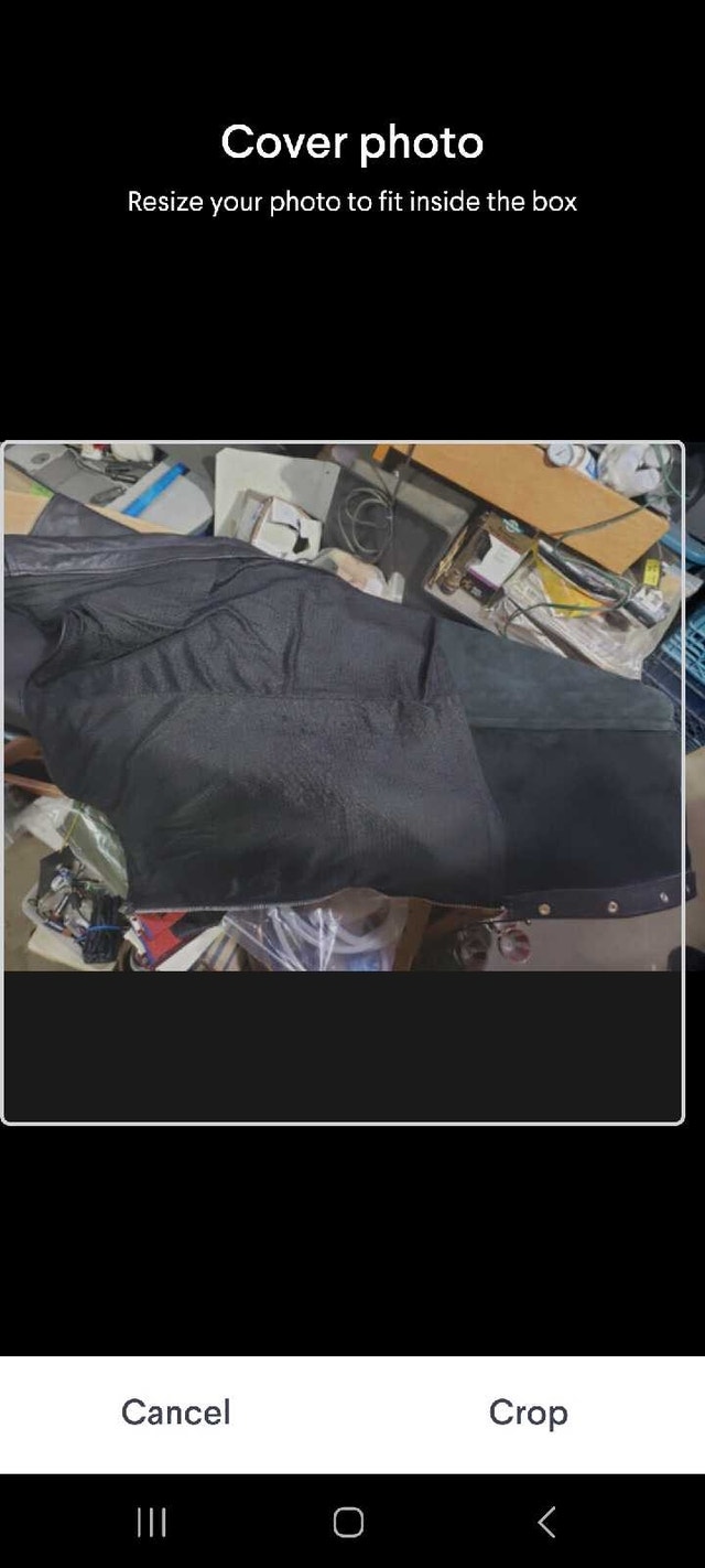 New black leather motorcycle chaps 7 X Large - photo 5
