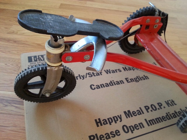 Rare Vintage Child Hand Pulley Tricycle - photo 3