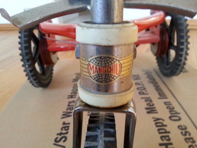 Rare Vintage Child Hand Pulley Tricycle - photo 5