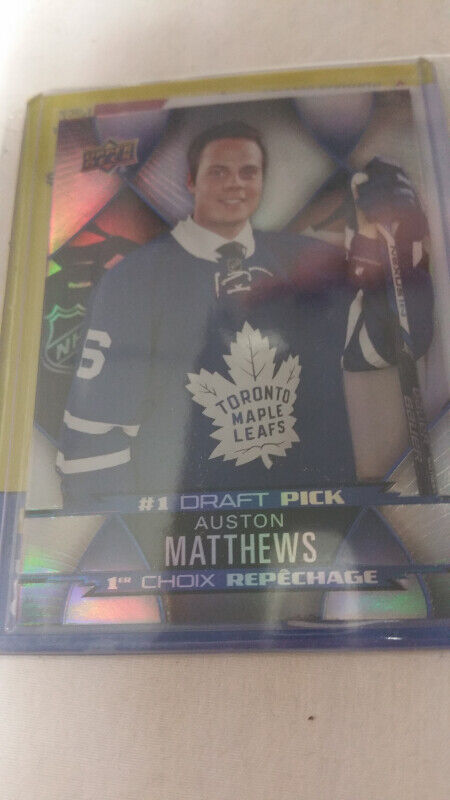 AUSTON MATTHEWS #1 Draft Pick DP-1 Redemption Rookie CARD - photo 2