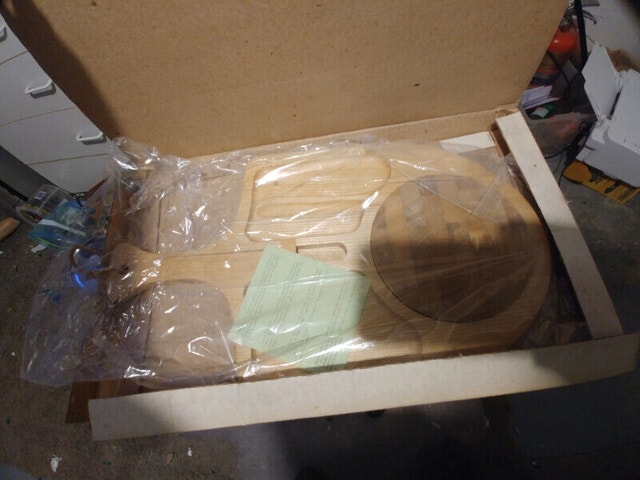 New Vintage Wood Cheese cutting board Japan
