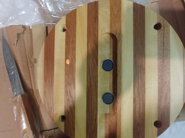 Vintage New Continental wood cutting Serving board - photo 5