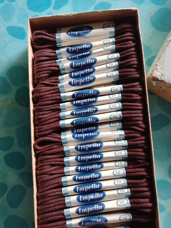 Box of Shoe Lace White Brown 18 24 27 - photo 4