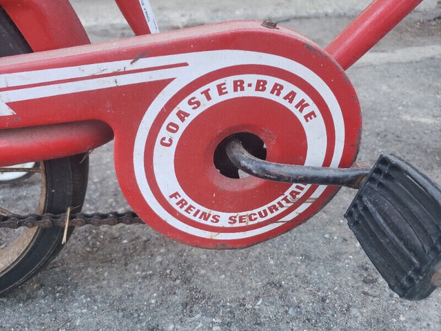Red Vintage Tonka Hedstrom Child Bicycle training wheel - photo 5