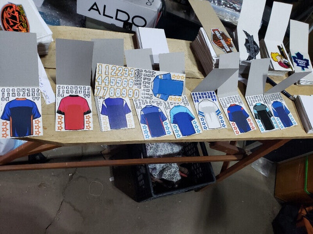 42 New Mix Basketball Jersey Stickers