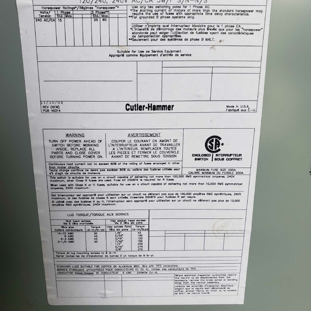 LOT ELECTRIC MIX PANEL BREAKER BOX BREAKERS 200 amp - photo 5