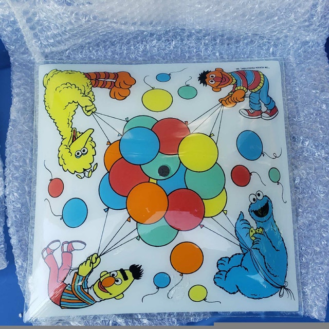 Jim Henson Sesame Street Light Cover glass shade - photo 2