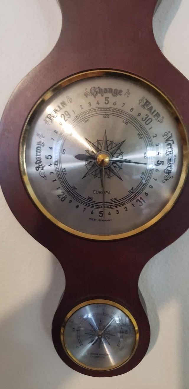 vintage barometer weather station west Germany - photo 2