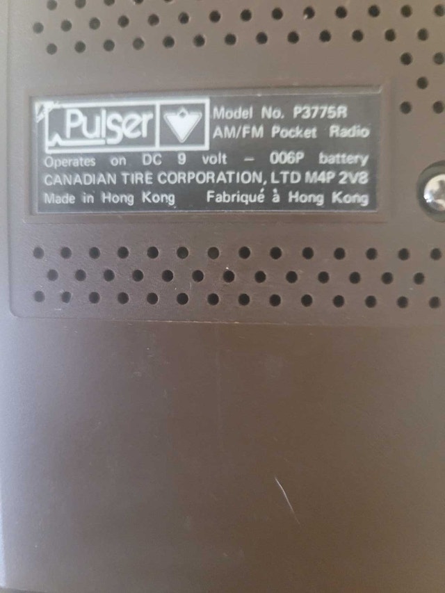 PULSER VINTAGE POCKET AM FM BATTERY OPERATED RADIO - photo 4