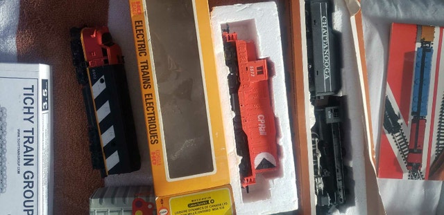 LOT NEW VINTAGE HO TRAIN TYCO CHATTANOOGA COX 3 ENGINE - photo 2