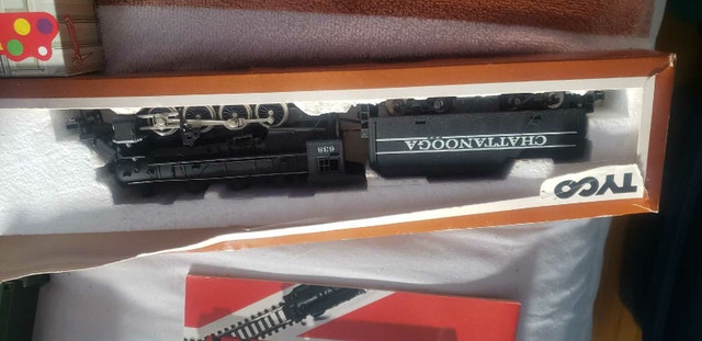 LOT NEW VINTAGE HO TRAIN TYCO CHATTANOOGA COX 3 ENGINE - photo 3