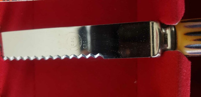 Vintage Crown Sheffield Set 6 Knights of the Round Table Knives - photo 4
