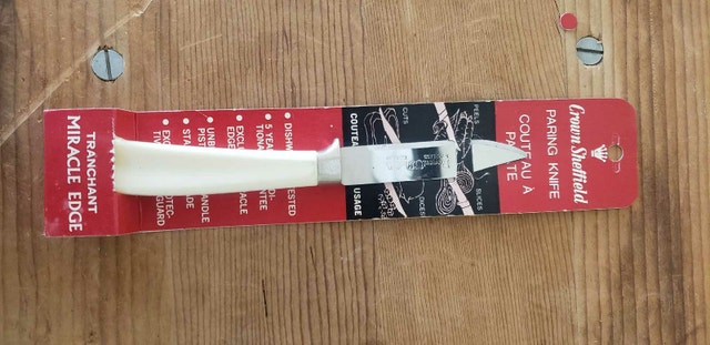 Vintage New Crown Sheffield Paring Knife England