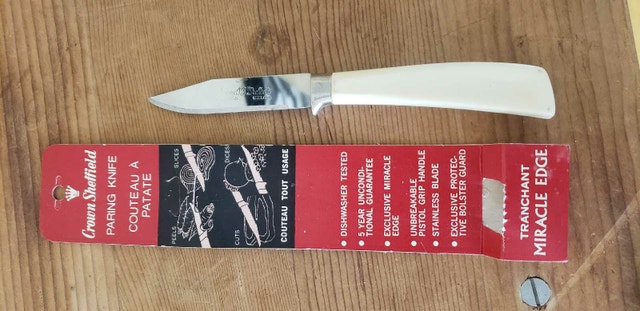 Vintage New Crown Sheffield Paring Knife England - photo 4