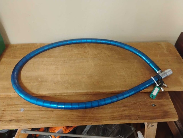 5 feet long motorcycle bike vintage Lock